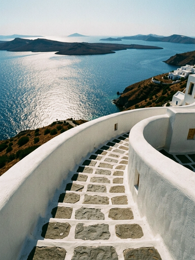 Λιθόστρωτο και θάλασσα